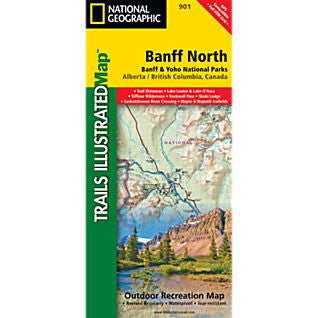 Banff North Trail Map