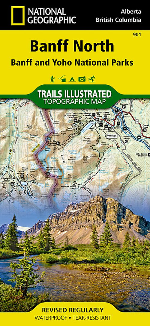 Banff North Trail Map