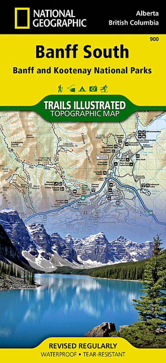 Banff South Trail Map