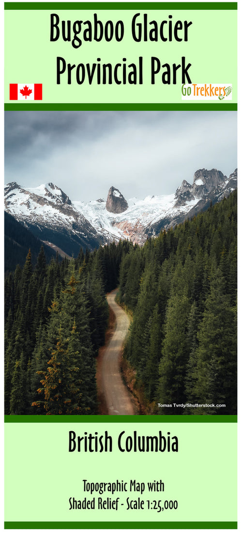 Bugaboo Glacier Provincial Park Map