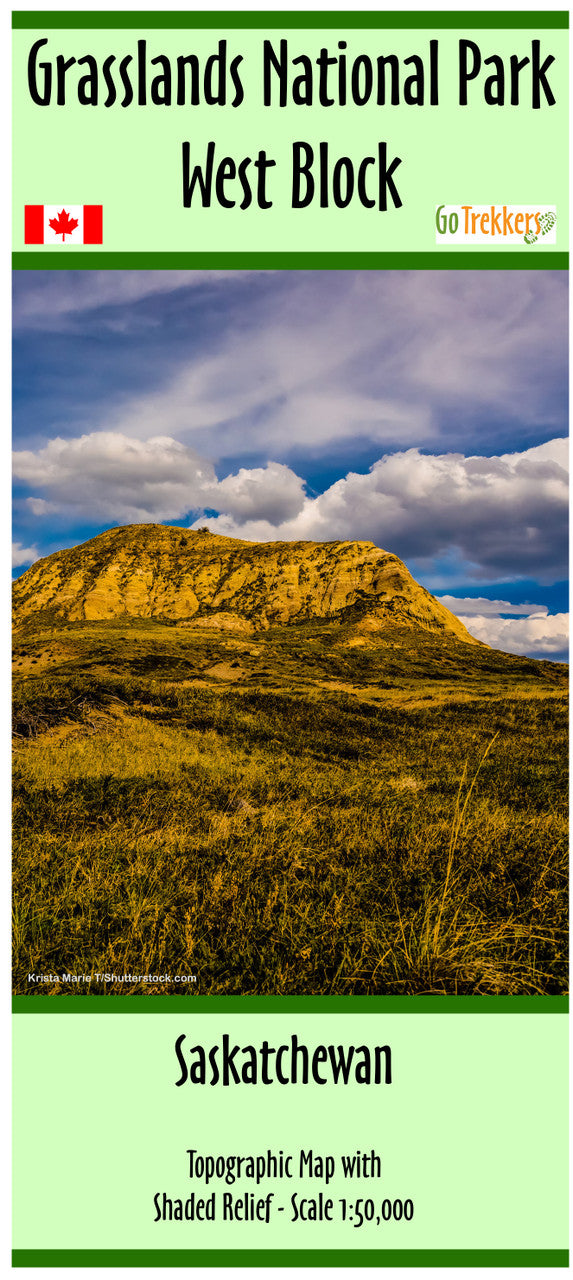 Grasslands National Park West Block Map
