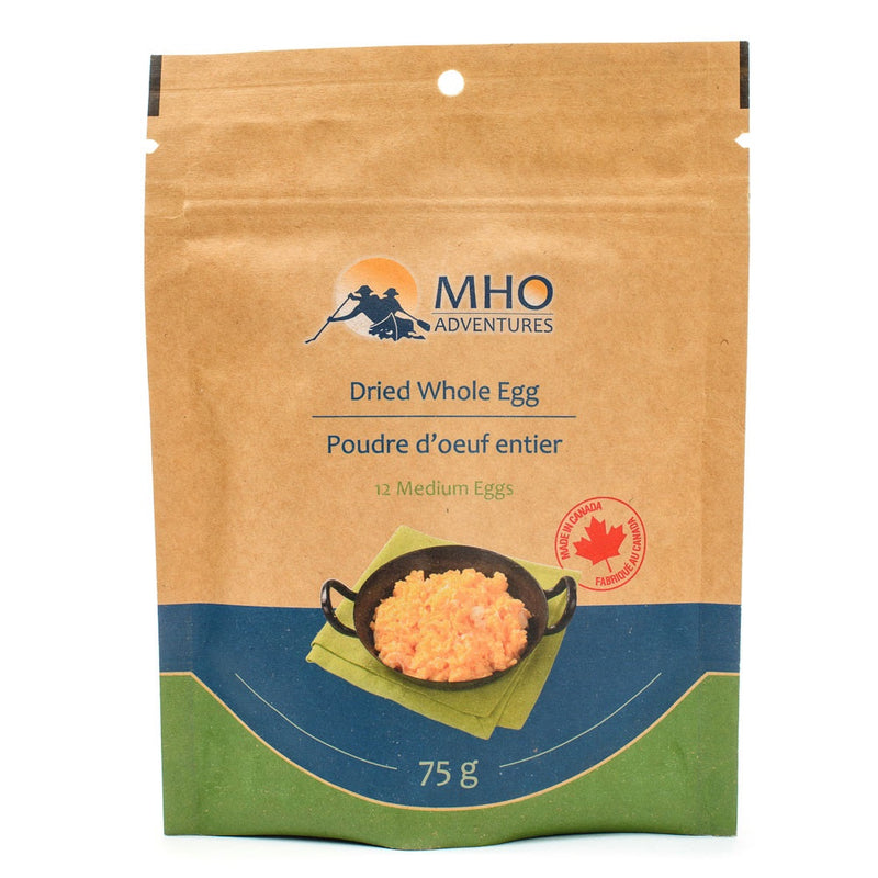 Dried Whole Liquid Eggs - 12 Eggs Per Pouch