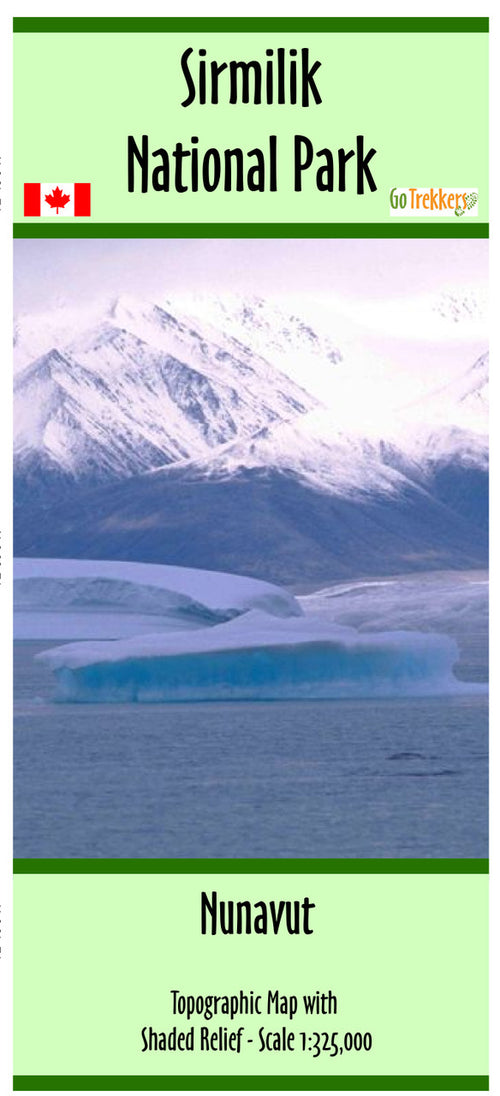 Sirimilik National Park Map - Nunavut