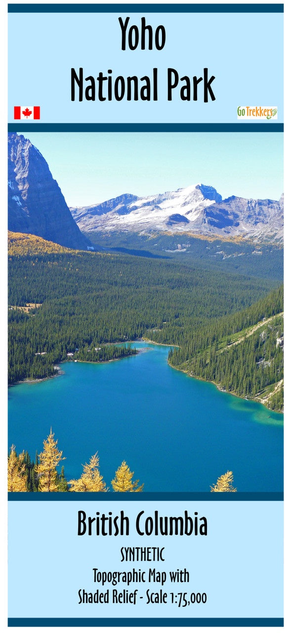 Yoho National Park Map SYNTHETIC Spirit West Yoho National Park Map SYNTHETIC Spirit West