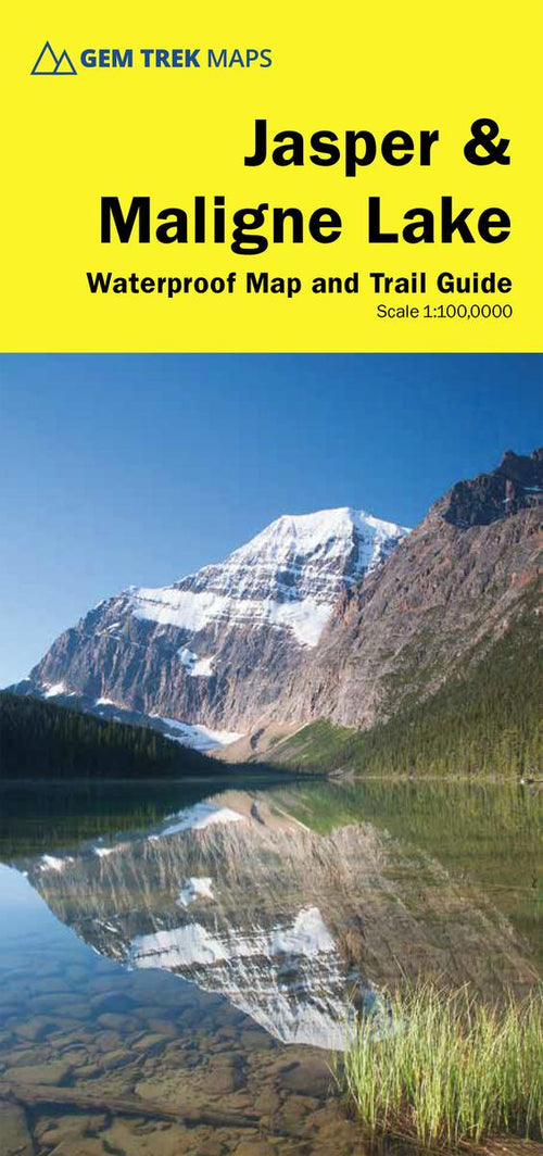 Jasper and Maligne Lake Map
