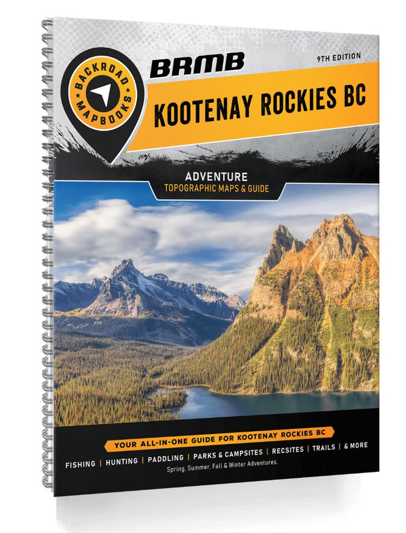 Kootenay Rockies BC Backroad Mapbook