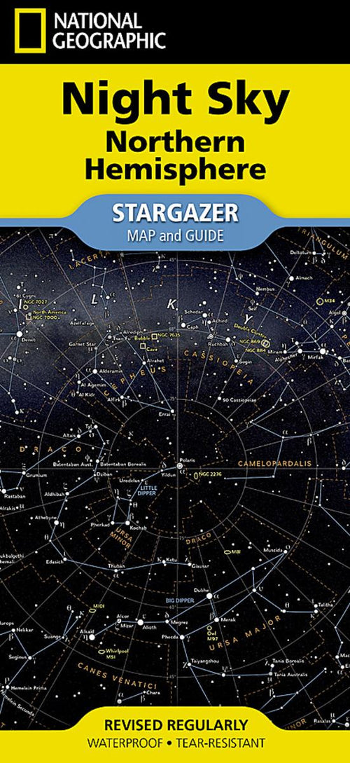 National Geographic Night Sky - Northern Hemisphere Map (Stargazer folded)