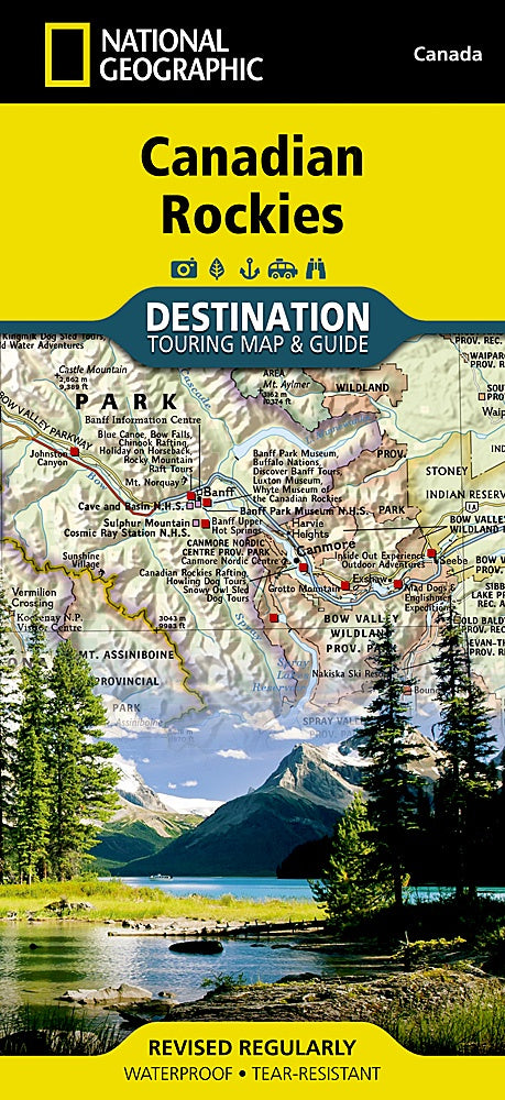 Canadian Rockies Touring Map