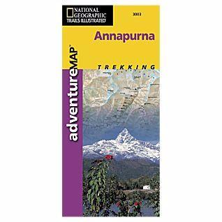 Annapurna, Nepal Adventure Map
