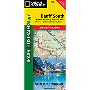 Banff South Trail Map