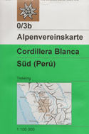 Cordillera Blanca South Map