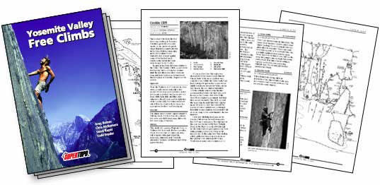 Yosemite Valley Free Climbs: Supertopos Paperback